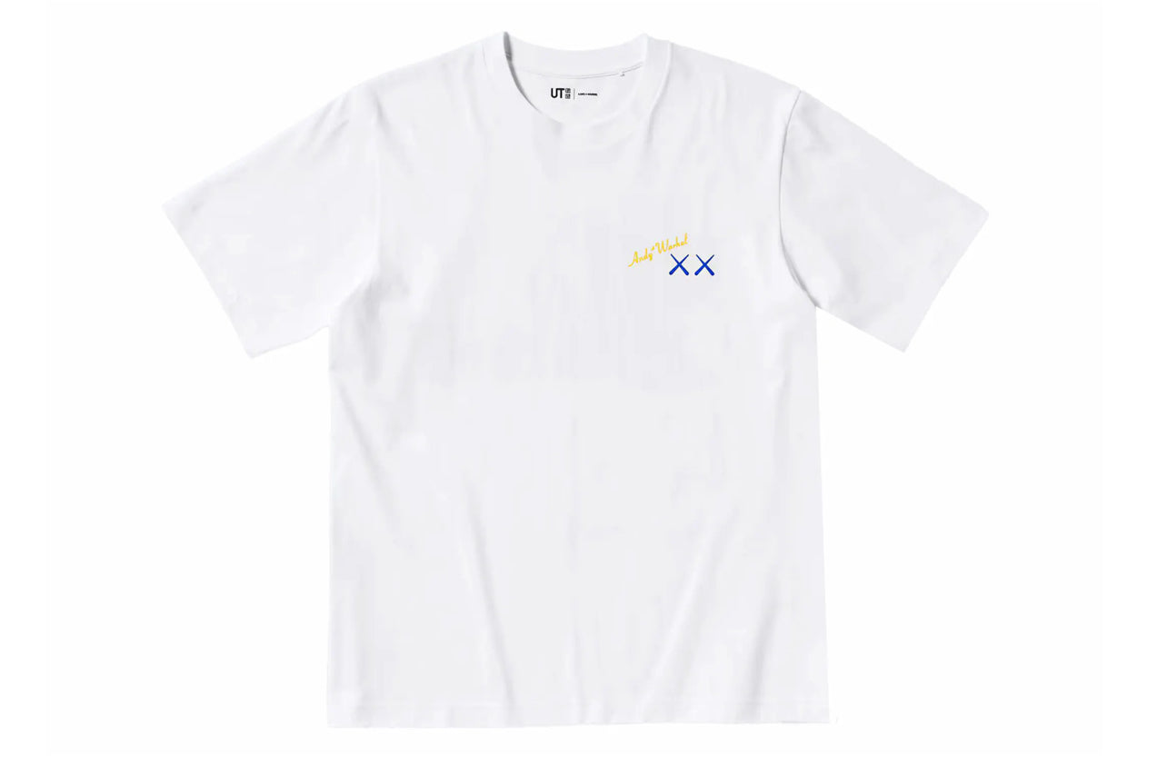 KAWS x Uniqlo Warhol UT Banana Graphic Tee White