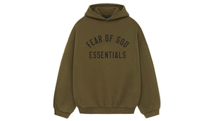 Fear of God Essentials Fleece Hoodie Olive