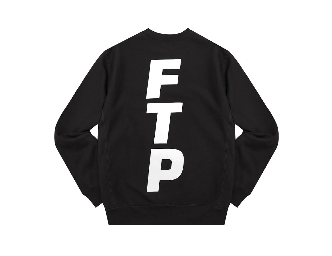 FTP Vertical Logo Crewneck Black