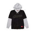 Supreme Baseball Jersey Hooded Sweatshirt Black