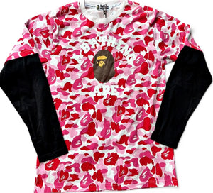 BAPE ABC Camo L/S Tee