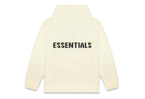 Fear of God Essentials Knit Pullover Hoodie Cream