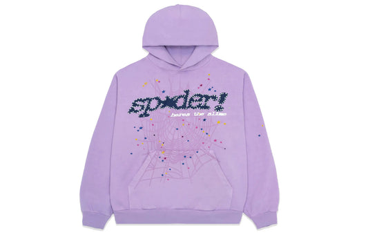 Sp5der Acai Hoodie Purple