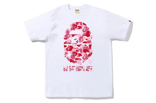 Bape ABC Camo By Bathing Ape Tee White/Pink Camo
