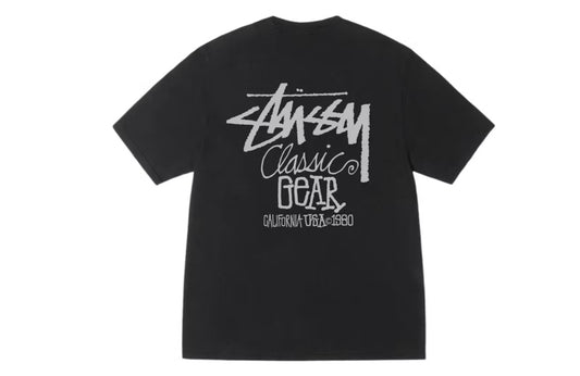 Stussy Classic Gear Pigment Dyed Tee Black