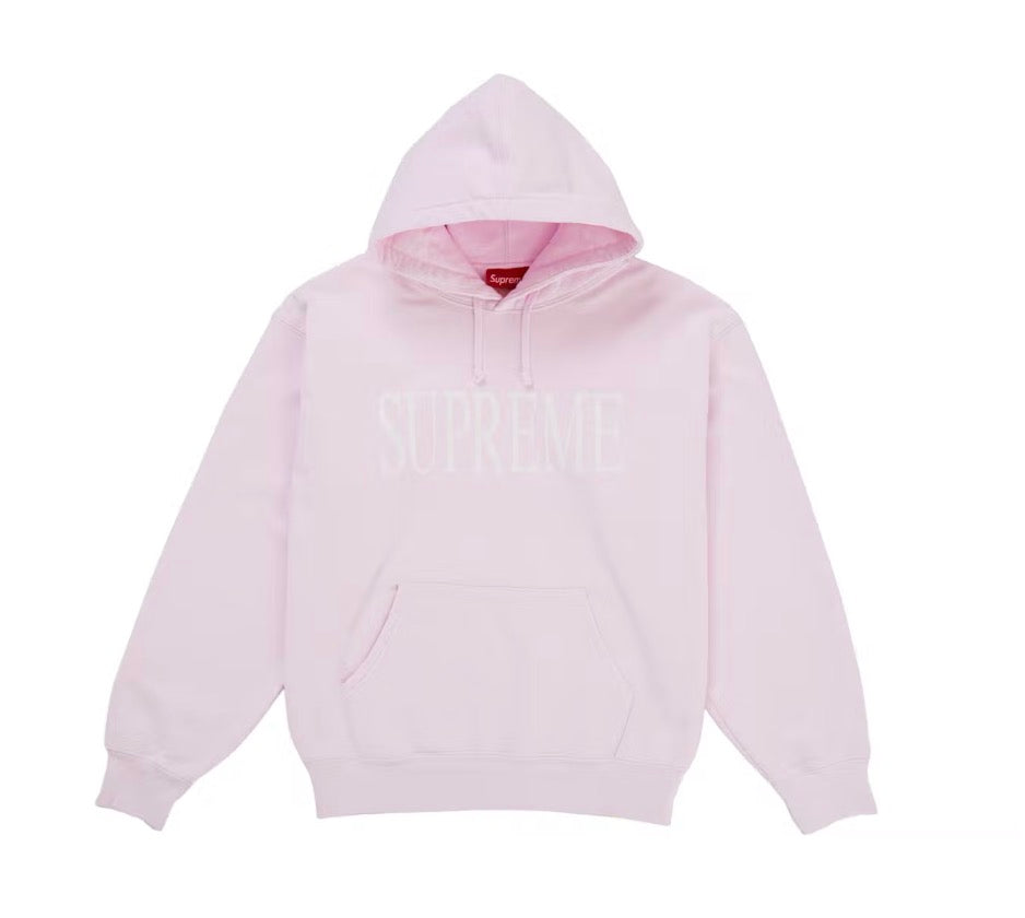 Supreme Capital Hooded Sweatshirt FW26 Light Pink