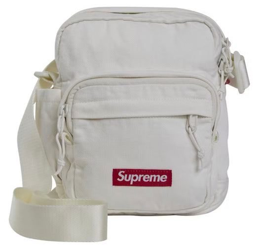 Supreme Denim Shoulder Bag White