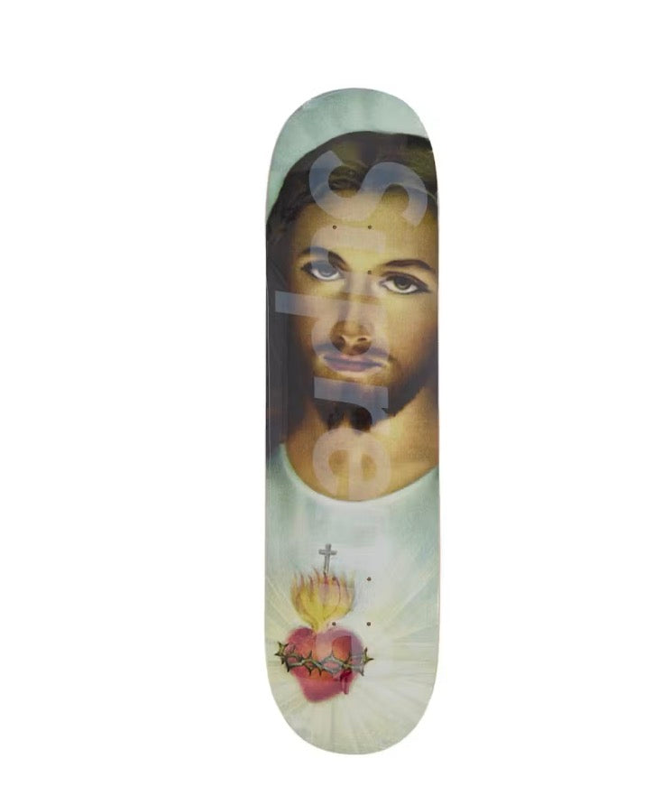 Supreme Prayer Card Skateboard Deck Multicolor