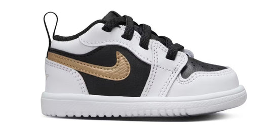 Jordan 1 Low ALT White Black Metallic Gold (TD)