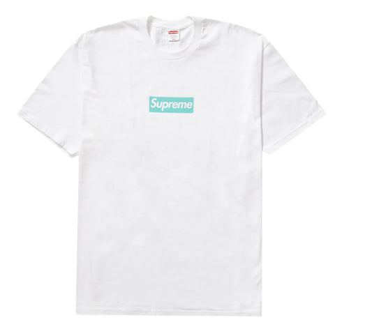 Supreme Tiffany & Co. Box Logo Tee White