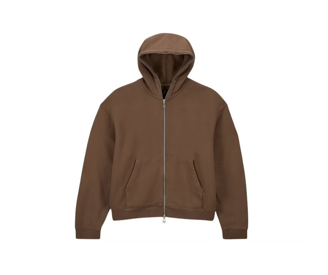 Jordan x Travis Scott Full Zip Hoodie Brown