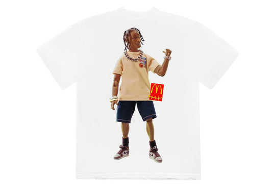 Travis Scott x McDonald’s Action Figure Series Tee White