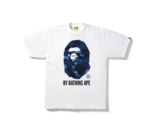 Bape Color Camo By Bathing Ape Tee White Blue