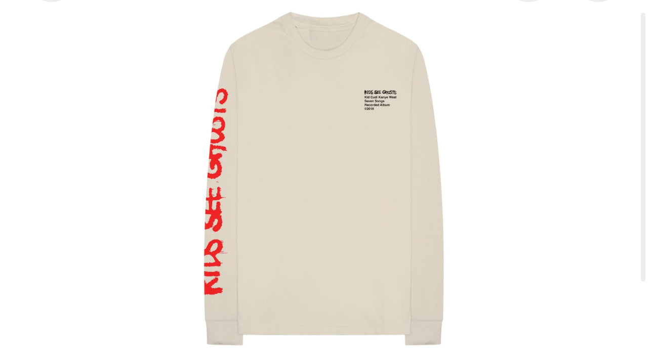 Kanye West Kids See Ghost L/S Tee Beige