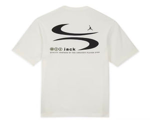 Travis Scott Cactus Jack x Jordan MJ TS Logo Tee Sail