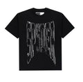 Sp5der Diffused Collegiate Tee Black