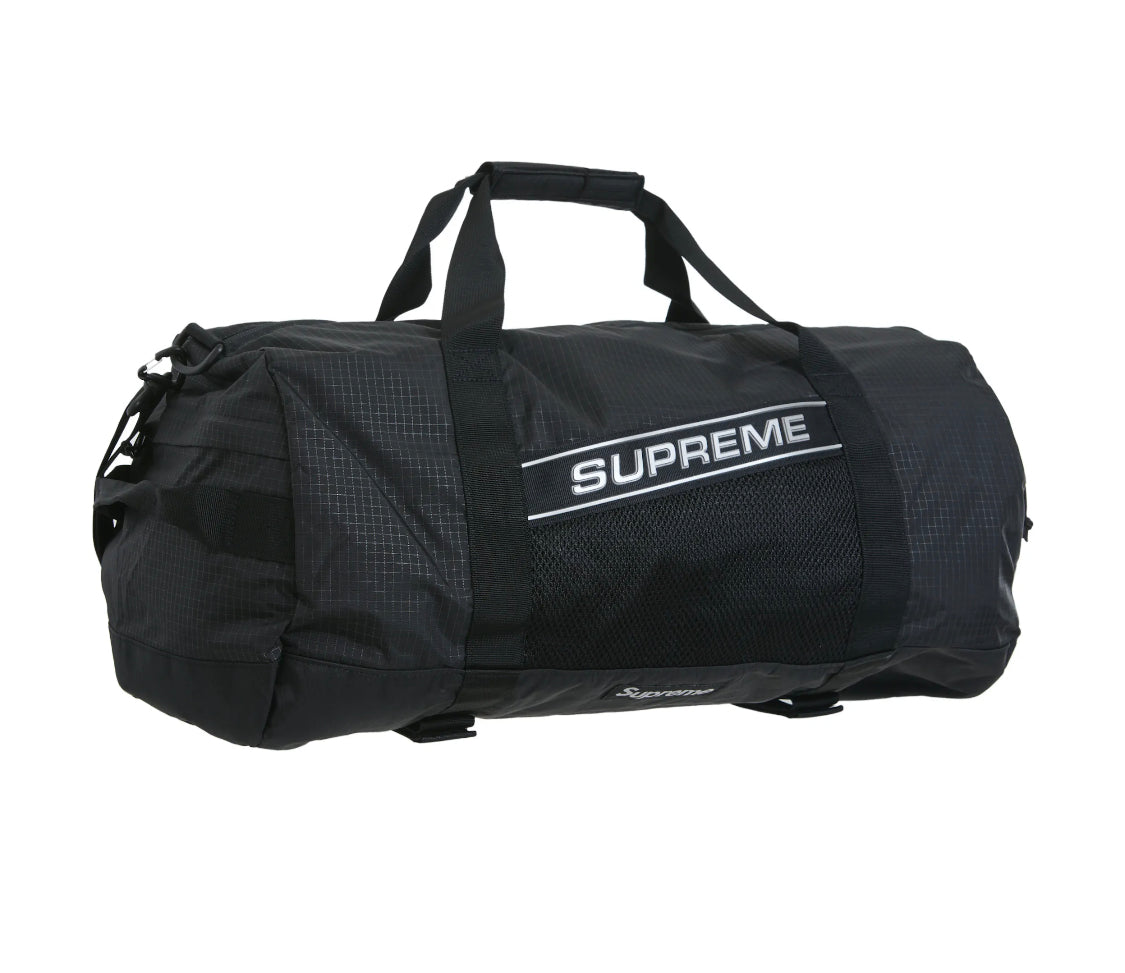 Supreme Logo Duffle Bag Black