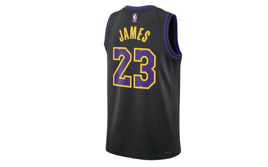 Nike NBA Los Angeles Lakers LeBron James City Edition ‘23-‘24 Swingman Jersey Black