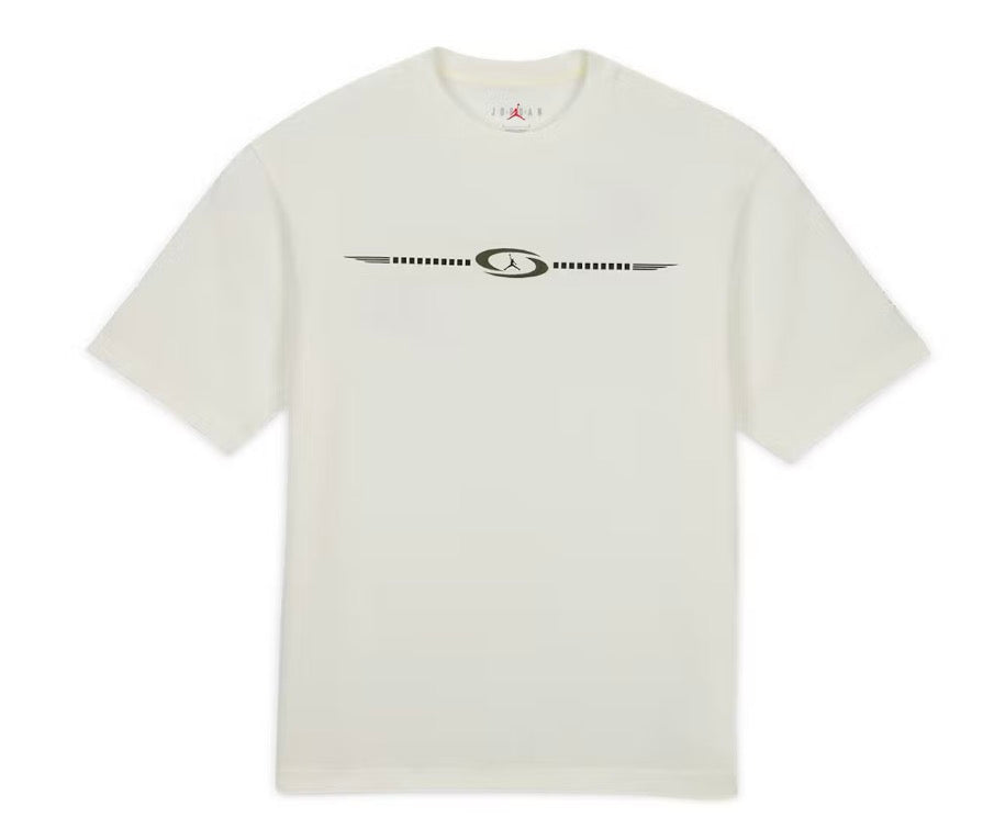 Travis Scott Cactus Jack x Jordan MJ TS Logo Tee Sail