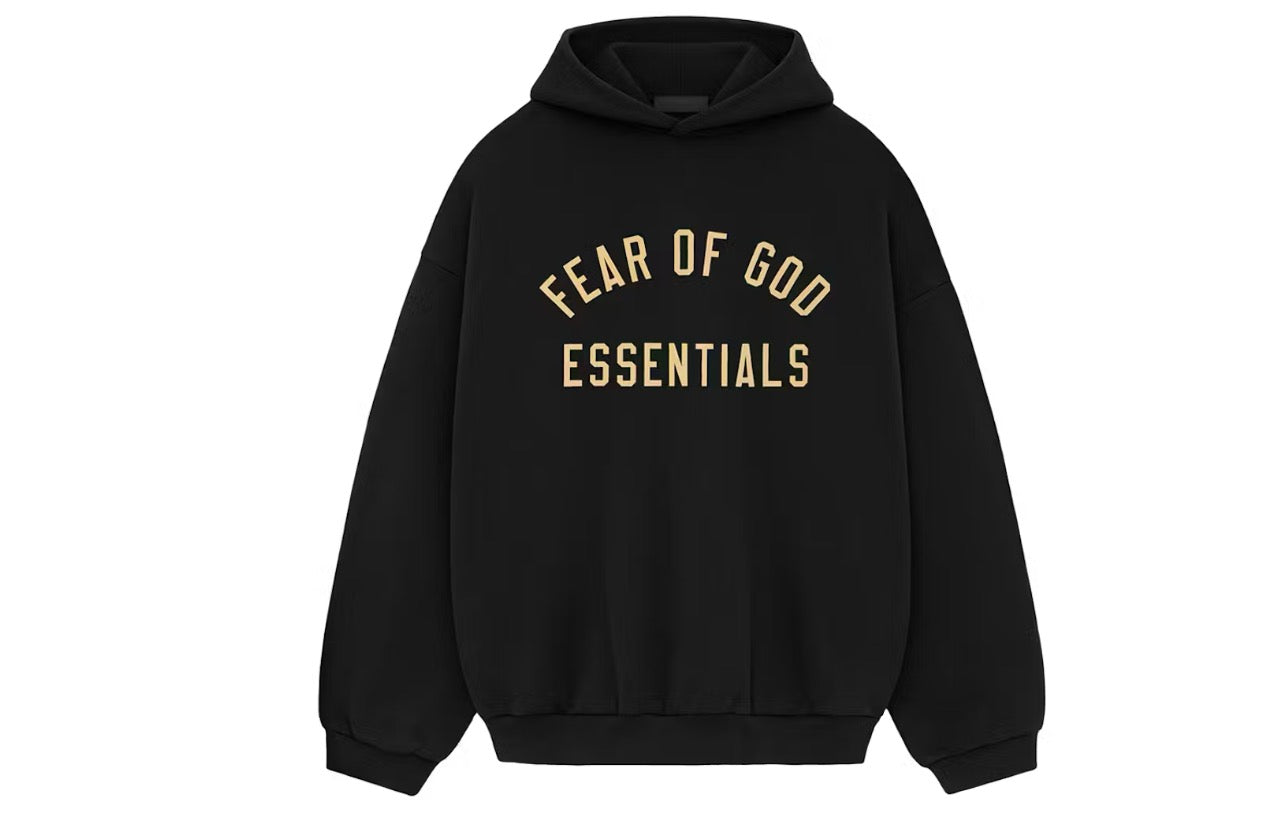 Fear of God Essentials Fleece II Hoodie Black