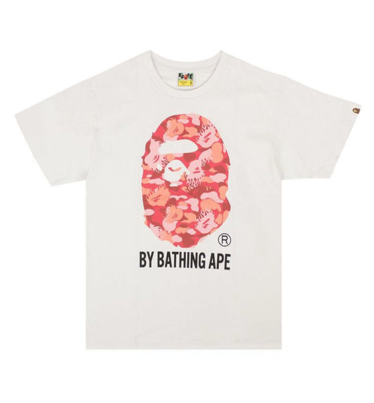 Bape Big Head Tee White/Red
