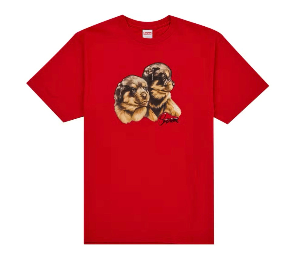 Supreme Puppies Tee Red