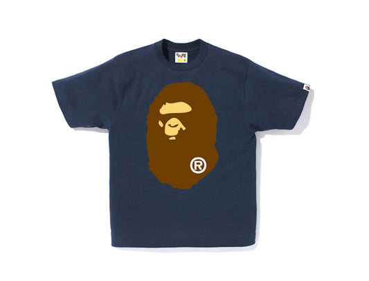 Bape Big Ape Head Tee Navy