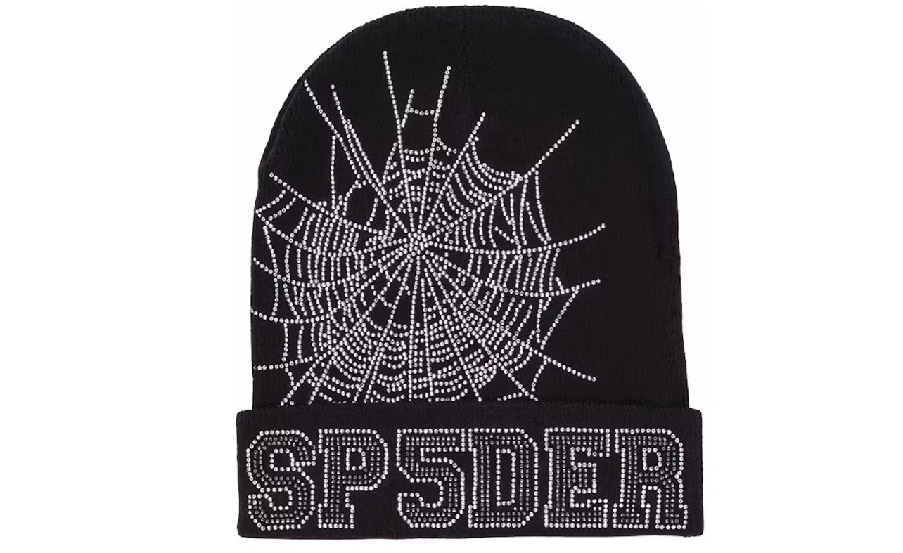 Sp5der Web Beanie Black