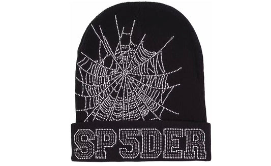 Sp5der Web Beanie Black