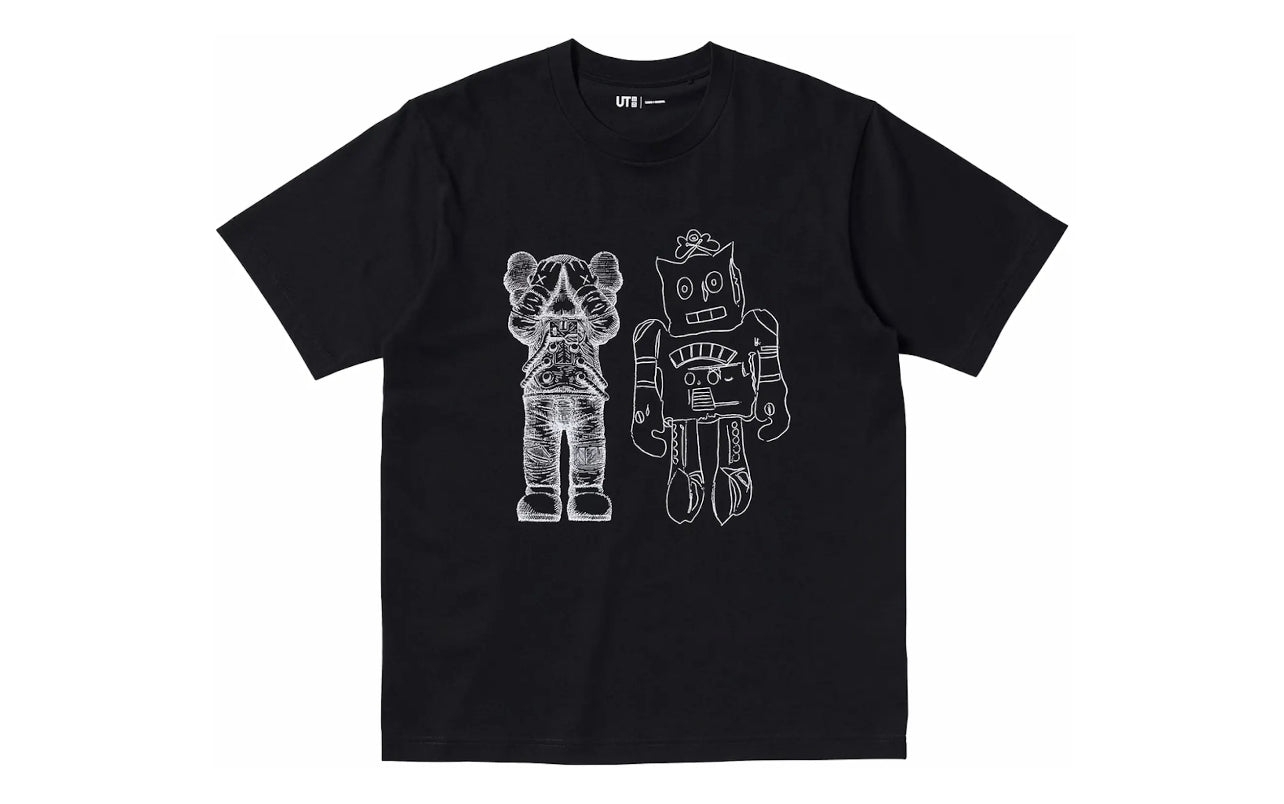 KAWS x Uniqlo Warhol UT Robot Graphic Tee Black
