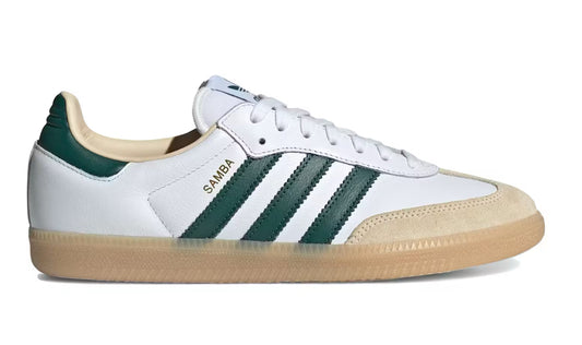 Adidas Samba OG Cloud White Collegiate Green Gum (Men’s)