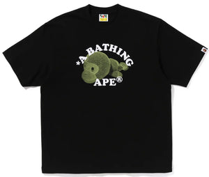 Bape Milo College Tee Black