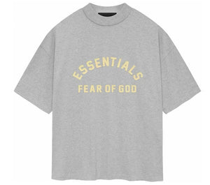 Fear of God Essentials Heavy Jersey Crewneck Tee Light Heather Grey