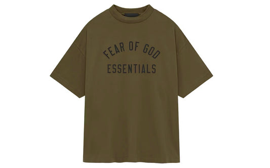 Fear of God Essentials Jersey Crewneck Tee Olive