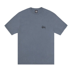 Stussy Basic Script Pigment Dyed Tee Navy