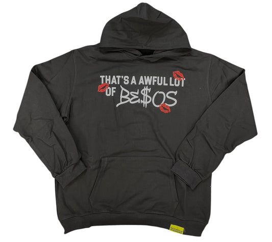 Awful Lot of Cough Syrup x Be$os Hoodie Black