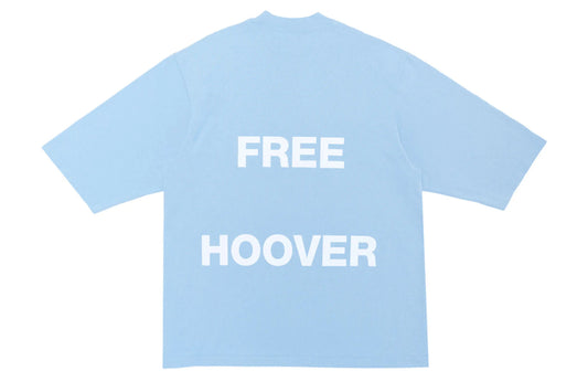 Kanye West & Drake Free Hoover Long Tee Light Blue