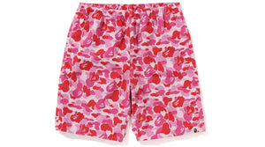 Bape ABC Camo Beach Shorts SS23 Pink