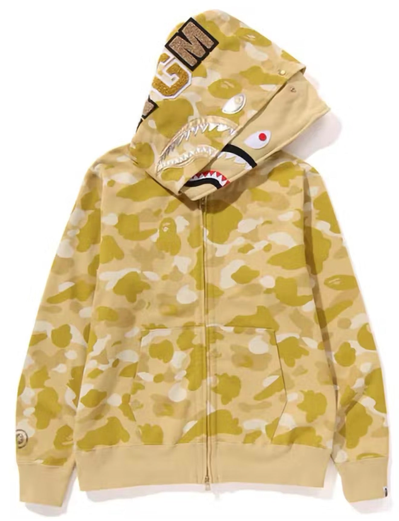 BAPE Color Camo Double Shark Full Zip
Hoodie Yellow (SS24)