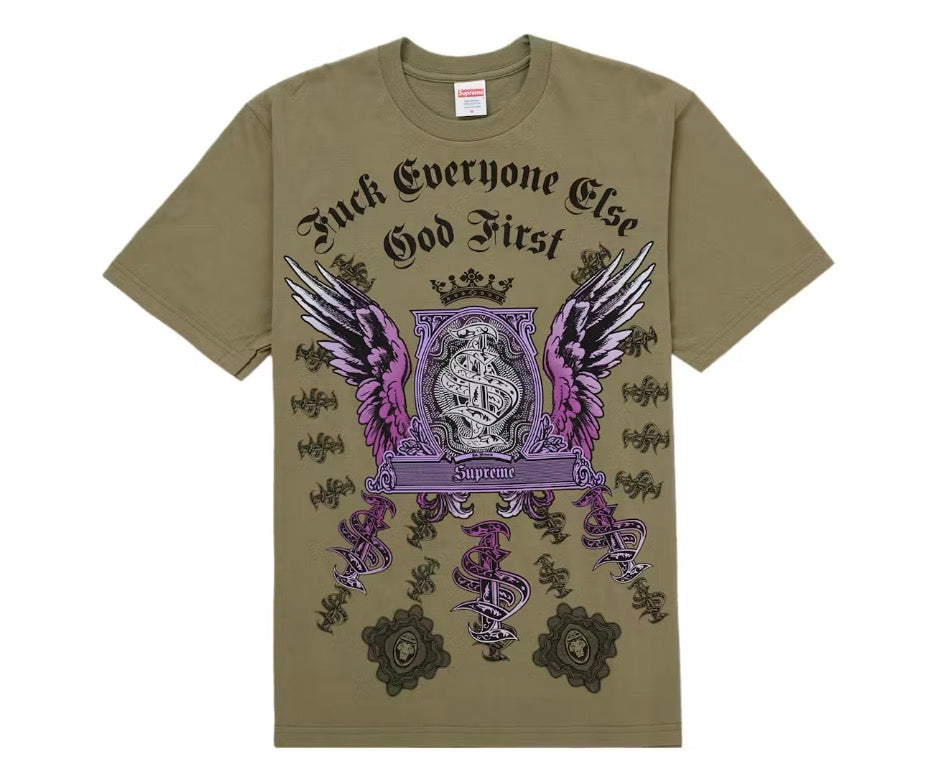 Supreme Money Tee Olive
