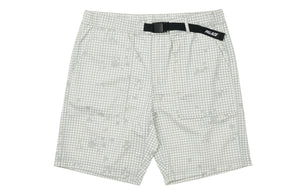 Palace Belter Shorts White Grid DPM