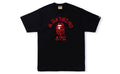 Bape Color Camo College Tee Black Red