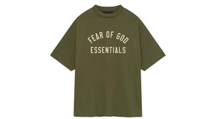 Fear of God Essentials Jersey Crewneck Tee Military