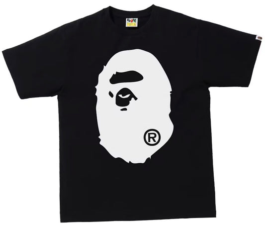 Bape Bicolor Big Ape Head Tee (FW21/SS22/FW22) Black