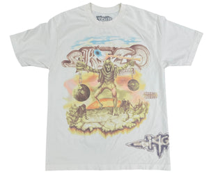 Travis Scott Utopia Australia Tour Skitzo Tee White