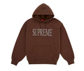 Supreme Capital Hooded Sweatshirt FW26 Brown
