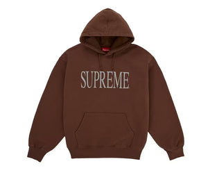 Supreme Capital Hooded Sweatshirt FW26 Brown