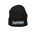 Supreme × New Era Bandana Box Logo Beanie FW19 Black