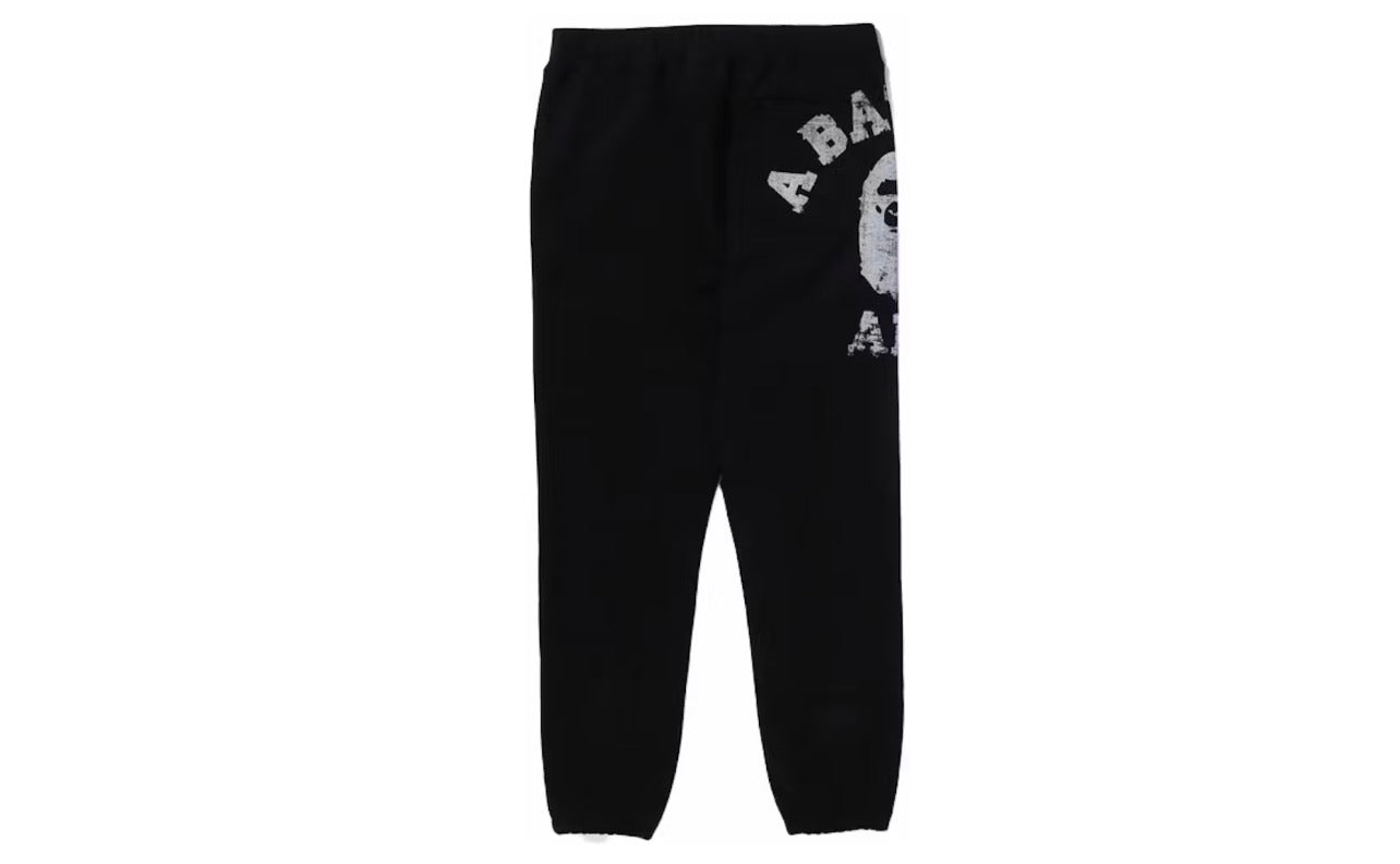 Bape Big College Sweatpants Black
