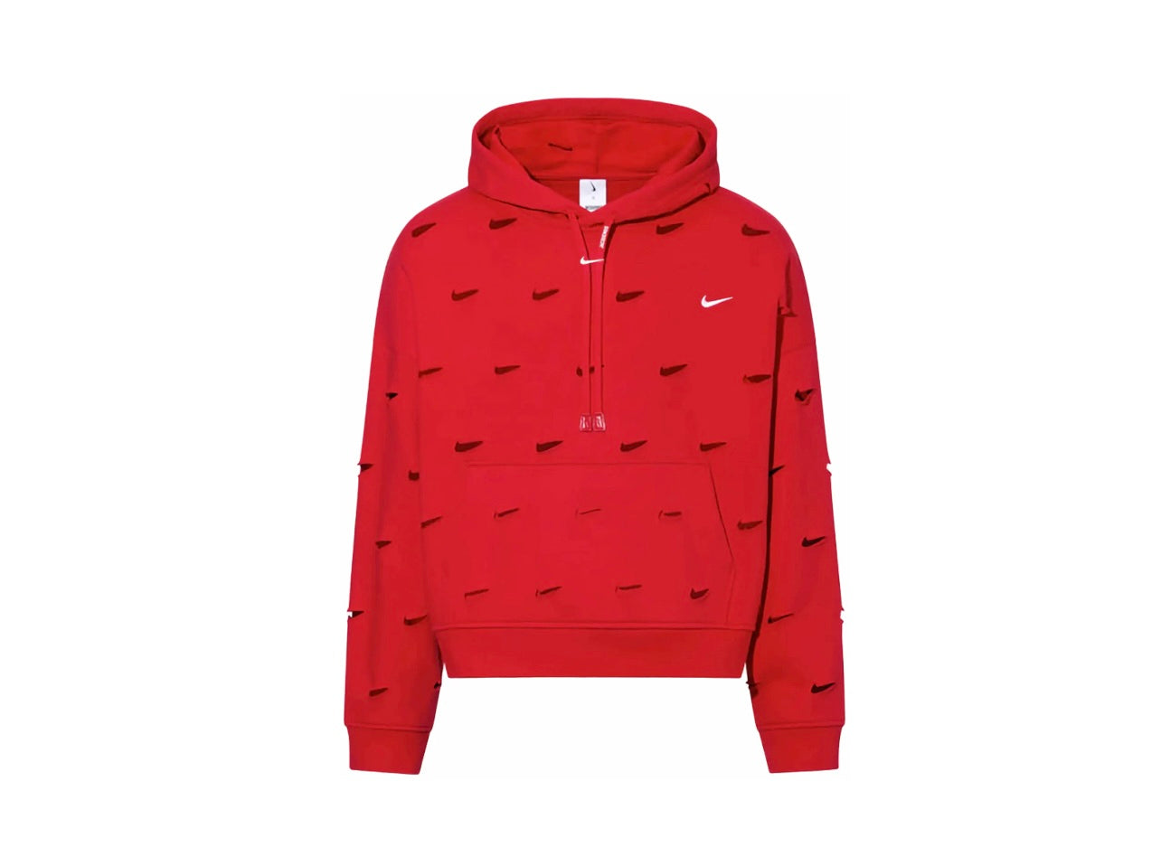 Jacquemus x Nike Le Swoosh Hoodie Dark Red